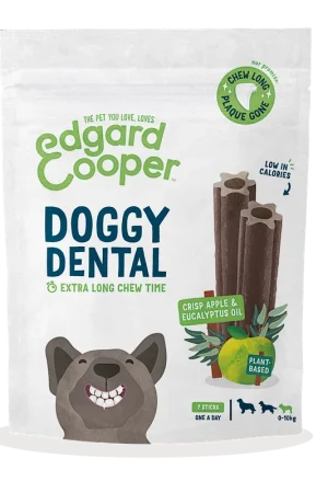 Edgard & Cooper Doggy Dental Appel en Eucalyptus Small 7 st Seizoensaanbieding