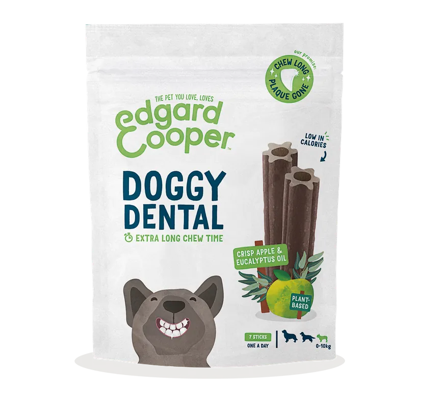 Edgard & Cooper Doggy Dental Appel en Eucalyptus Small 7 st Seizoensaanbieding