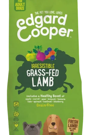 Merkproduct Edgard & Cooper hondenvoer Adult graslam 7 kg