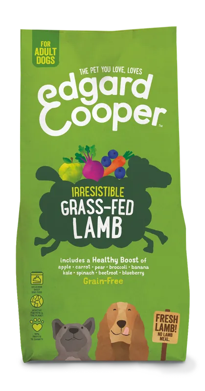 Merkproduct Edgard & Cooper hondenvoer Adult graslam 7 kg