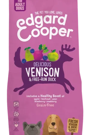 Edgard & Cooper hondenvoer Adult hert en eend 7 kg Must-Have