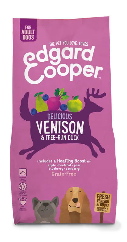 Edgard & Cooper hondenvoer Adult hert en eend 7 kg Must-Have