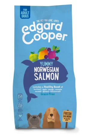 Premium Edgard & Cooper hondenvoer Adult Noorse zalm 12 kg