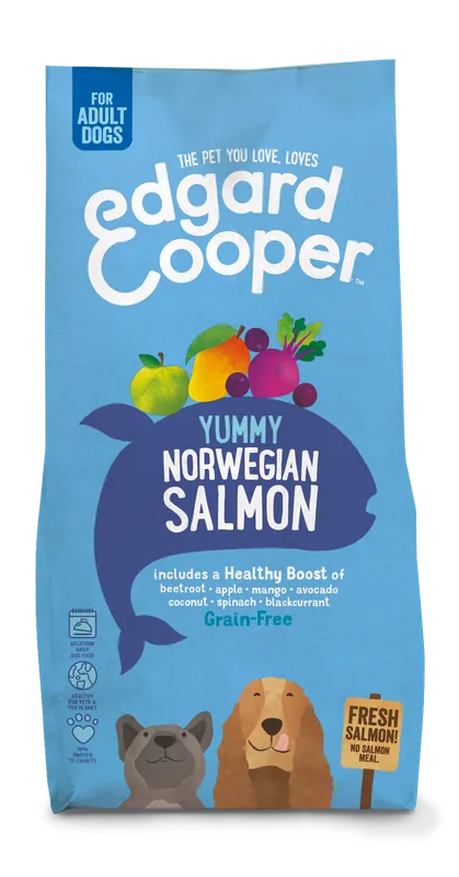 Edgard & Cooper hondenvoer Adult Noorse zalm 7 kg Op = Op