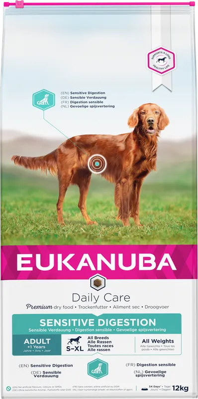 Eukanuba Hondenvoer Daily Care Sensitive Digestion 12 kg Beperkte Voorraad