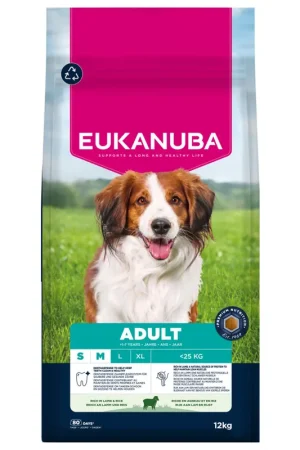 Populair Eukanuba Hondenvoer Life Care Adult S/M Lamb & Rice 12 kg