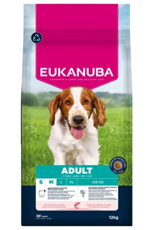 Superprijs Eukanuba Hondenvoer Life Care Adult S/M Salmon & Barley 12 kg