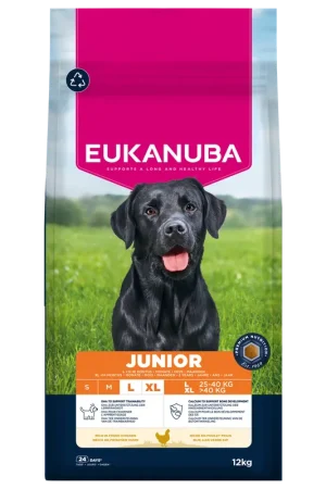 Dagaanbieding Eukanuba Hondenvoer Life Care Junior L/XL Chicken 12 kg