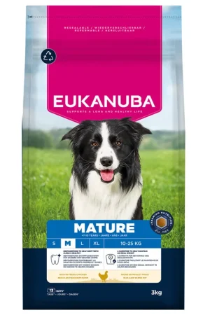 Eukanuba Hondenvoer Life Care Mature M Chicken 3 kg Favoriet