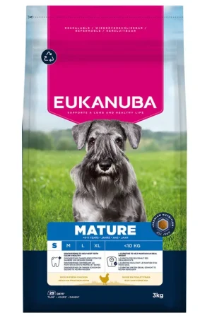 Dagaanbieding Eukanuba Hondenvoer Life Care Mature S Chicken 3 kg