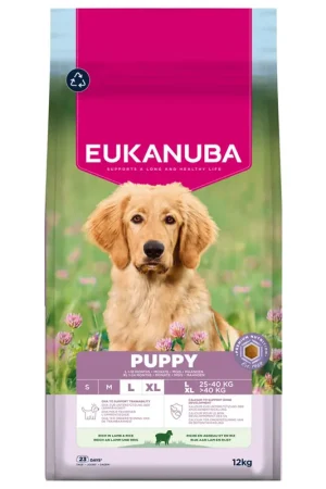 Gereduceerde Prijs Eukanuba Hondenvoer Life Care Puppy L/XL Lamb & Rice 12 kg