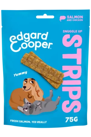 Edgard & Cooper Strips Salmon 75 gr Gereduceerde Prijs