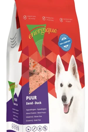 Finale Uitverkoop Energique hondenvoer Puur eend graanvrij 12 kg