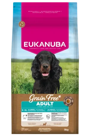 Koop Vandaag Eukanuba Hondenvoer Adult S-XL Grain Free Venison 3 kg