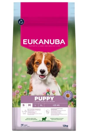 Finale Uitverkoop Eukanuba Hondenvoer Life Care Puppy S/M Lamb & Rice 12 kg