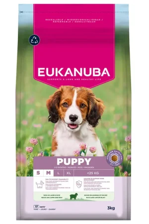 Bestseller Eukanuba Hondenvoer Life Care Puppy S/M Lamb & Rice 3 kg