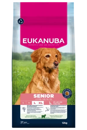 Eukanuba Hondenvoer Life Care Senior L/XL Lamb & Rice 12 kg Korting