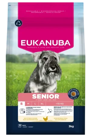 Direct Beschikbaar Eukanuba Hondenvoer Life Care Senior S Chicken 3 kg