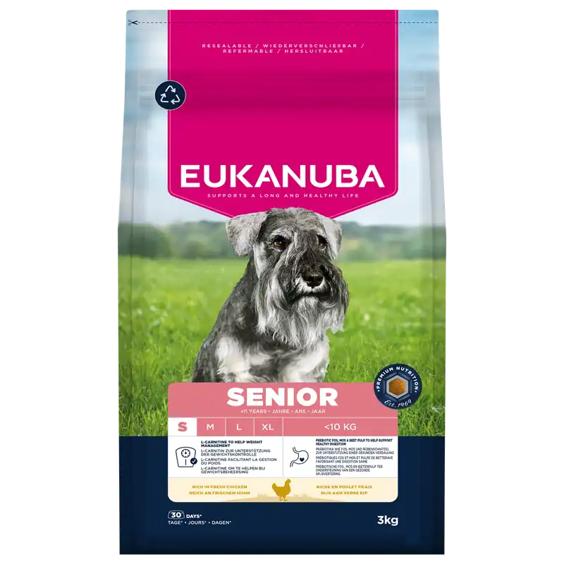 Direct Beschikbaar Eukanuba Hondenvoer Life Care Senior S Chicken 3 kg