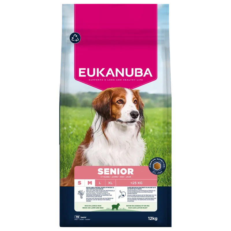 Eukanuba Hondenvoer Life Care Senior S/M Lamb & Rice 12 kg Lage Kosten