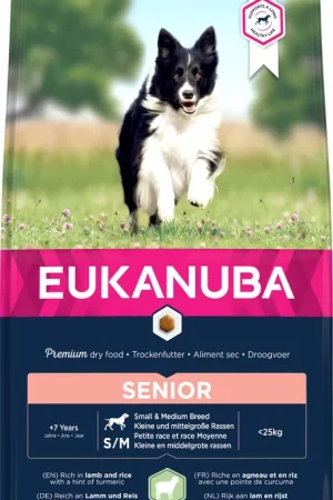 Must-Have Eukanuba Hondenvoer Senior S/M Lamb & Rice 2,5 kg