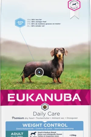 Bestel Nu Eukanuba Hondenvoer Weight Control S/M 12 kg
