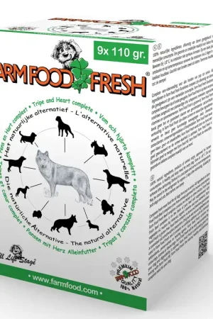 Bestseller Farm Food Fresh hondenvoer pens & hart compleet 9 x 110 gr