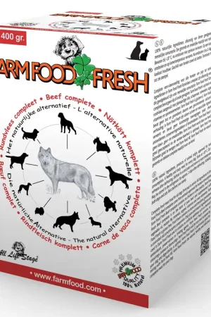 Aanbieding Farm Food Fresh hondenvoer rundvlees compleet 2 x 400 gr