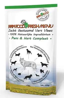 Farm Food Fresh Menu Pens en Hart Compleet 125 gr Exclusieve Aanbieding