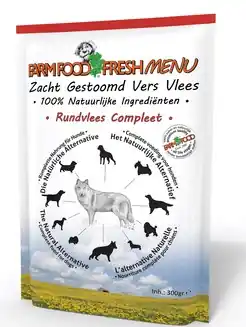 Premium Farm Food Fresh Menu Rundvlees Compleet 300 gr