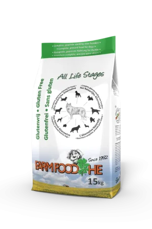 Direct Verzonden Farm Food hondenvoer HE Glutenvrij 15 kg