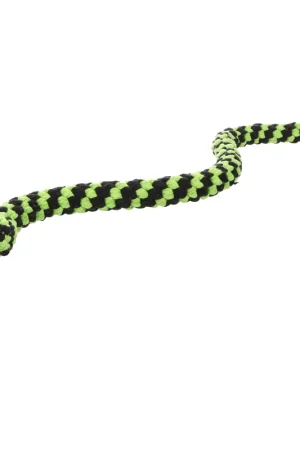 Nu Kopen Flamingo Flocco Touw Groen/Zwart 95 cm