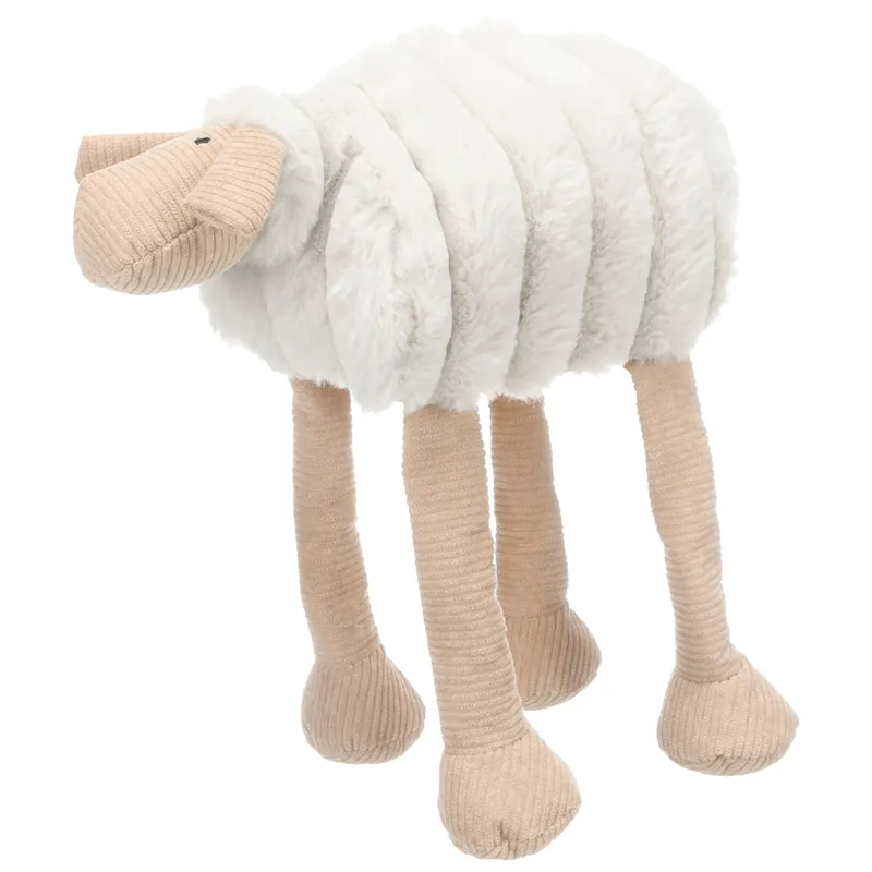 Beste Prijs Flamingo Hondenspeelgoed Ribola Liggend Beige S