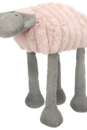 Hoge Kwaliteit Flamingo Hondenspeelgoed Ribola Liggend Roze L