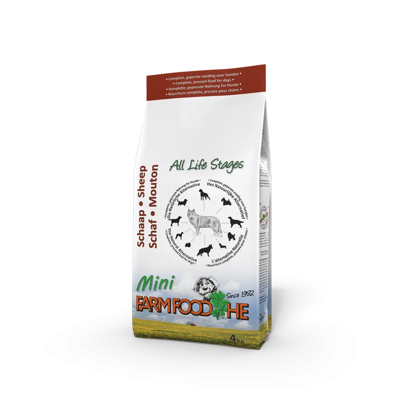 Favoriet Farm Food hondenvoer HE Schaap Mini 4 kg