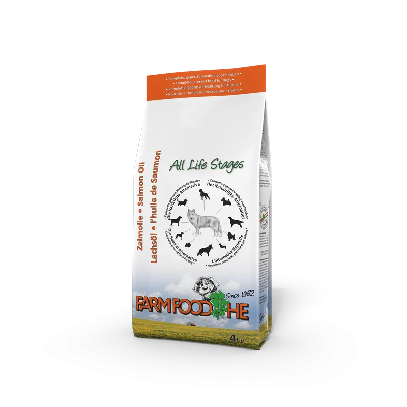 Farm Food hondenvoer HE Zalmolie 4 kg Direct Verzonden