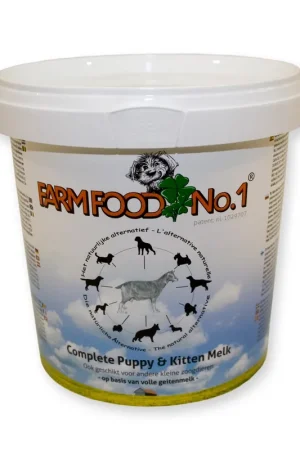 Farm Food No.1 Kitten- en Puppymelk 500 gr Beperkte Voorraad