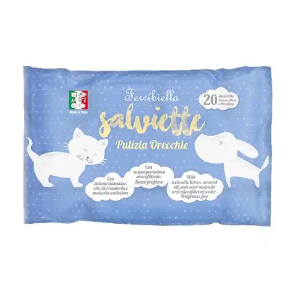 Merkproduct Ferribiella Wet Wipes for Ears 20 st