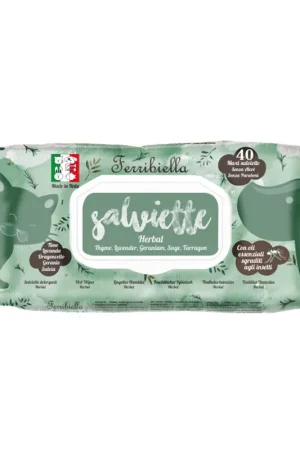 Ferribiella Wet Wipes Herbal 40 st Gratis Retour