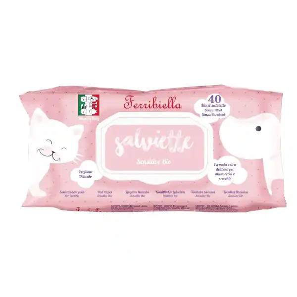 Shop Nu Ferribiella Wet Wipes Sensitive 40 st