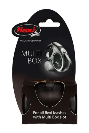 Flexi Poepzakhouder/Snackbox Zwart Korting