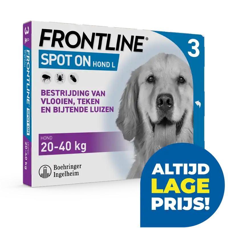 Alleen Vandaag Frontline Spot On L 20-40 kg 3 pip