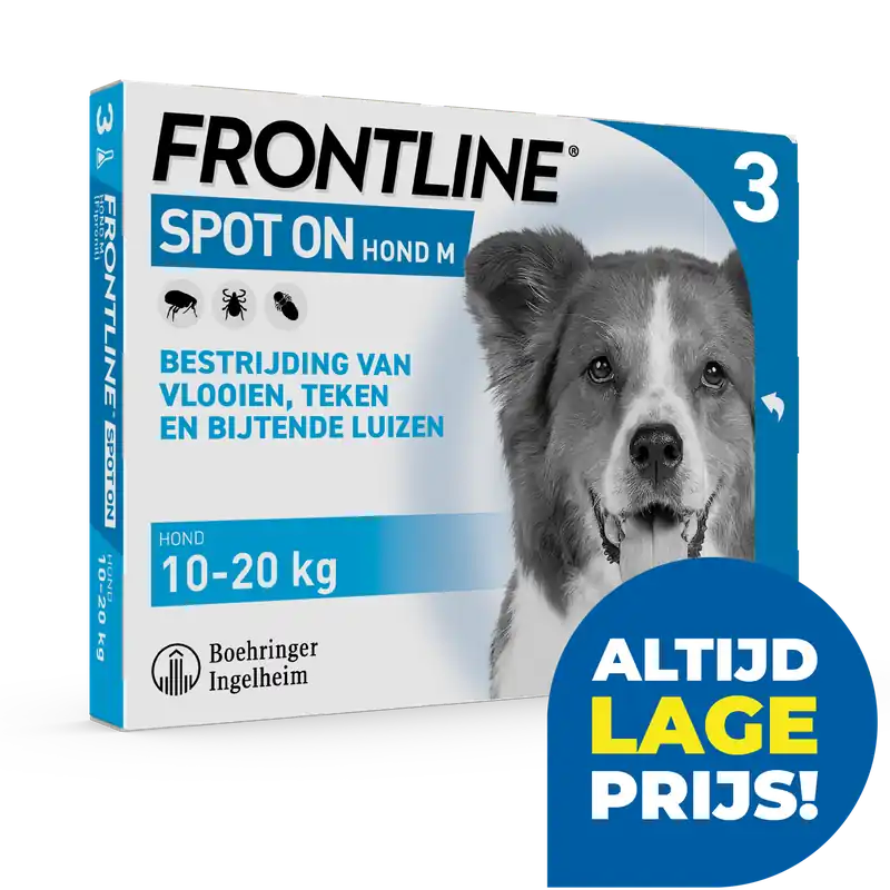 Laatste Versie Frontline Spot On M 10-20 kg 3 pip