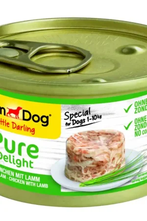 Betrouwbaar GimDog hondenvoer Little Darling Pure Delight kip/lam 85 gr