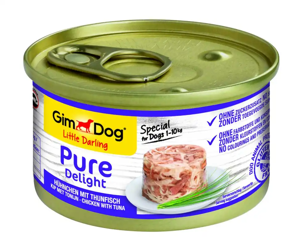 GimDog hondenvoer Little Darling Pure Delight kip/tonijn 85 gr Koop Online