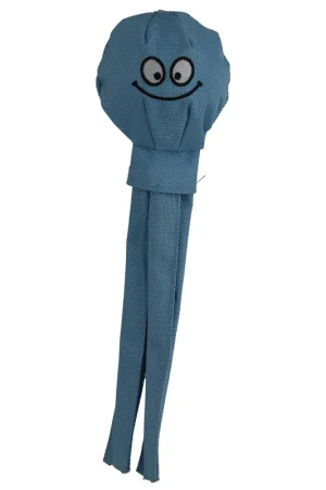 Shop Nu Hondenspeelgoed Octofloat Smiley met Piep Blauw 30 cm