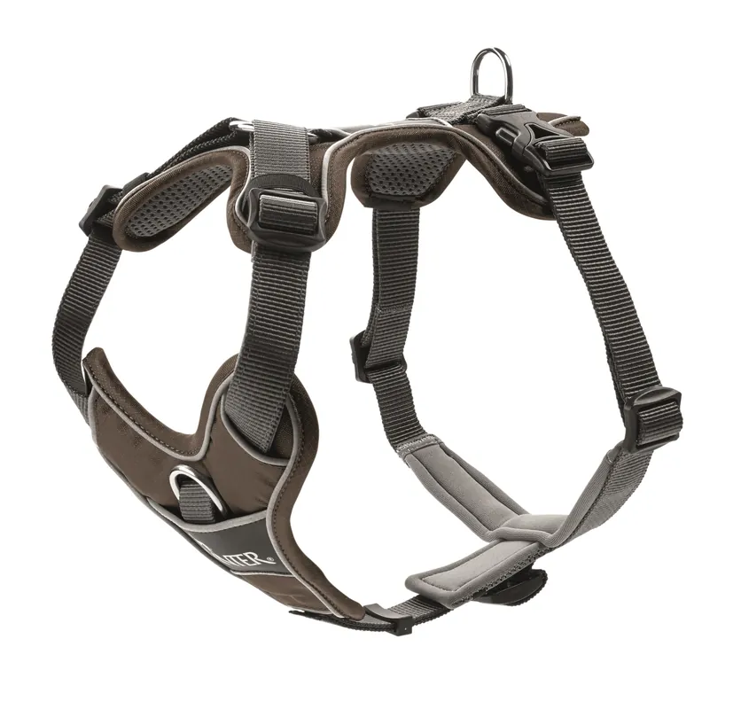 Hunter hondentuig Divo Bruin/Grijs Veilige Betaling