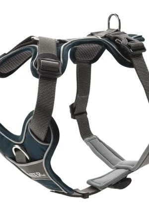 Korting Hunter hondentuig Divo Donkerblauw/Grijs