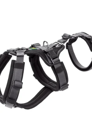 Hoge Kwaliteit Hunter Hondentuig Safety Maldon Zwart/Grijs