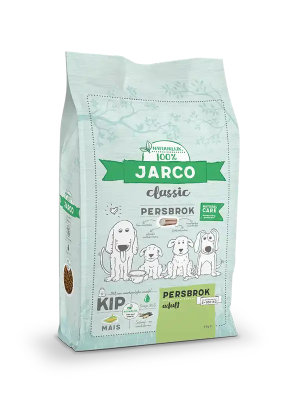 Jarco hondenvoer Classic persbrok Adult kip 4 kg Lage Kosten